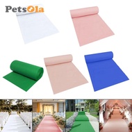 PETSOLA Wedding Aisle Runner Portable Area Rug 32.8ft for Church And Garden Events