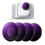 K&F CONCEPT ND8/PL+ND16/PL+ND32/PL+ND64/PL 4 Pack Filter Kit for Insta360 Go Ultra...