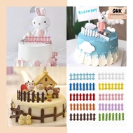 Cake Topper Cake Fence Miniature Cake Decoration Wooden Fence Miniature Wooden Fence
