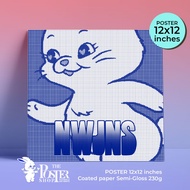 NEWJEANS Poster/X THE POWERPUFF GIRLS Picture Size 12x12 Inches And 30x39 cm