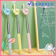 OKDEALS Finger Reading Sticks, Telescopic Rod Finger Design Teaching Pointer, Professional Stainless