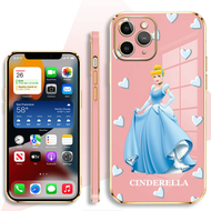 NaVVin 【Free Lanyard】Conch Princess For Huawei Y7A Y8P 2020 Y6 Y7 Pro 2019 Y9s Y9 Prime 2019 Honor 9X P20 P30 Lite P40 P50 Pro Mate 20X 30 40 Pro Nova 3i 5T 6 SE 7i 8i 9 SE Electroplating Shockproof Phone Case