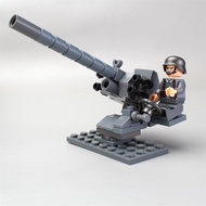 Chinese Building Blocks Army M777 Light Howitzer Military Base Air Defense and High-Fire A中国积木陆军M777