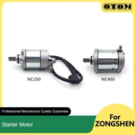 OTOM 8/9 Teeth Motorcycle Electric Starter Motor Start Engine For ZONGSHEN NC250 NC250S NC300S NC450