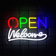 Đèn LED Neon Open Sign Dùng Nguồn USB Cho Tiệc Doanh Nhân Thanh Salon Store Trang Trí Tường Khách Sạ