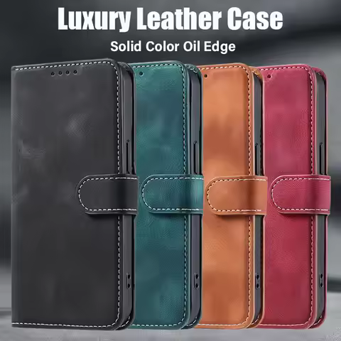 Suede Wallet Card Slot Phone Flip Case For Samsung Galaxy S10 S20 S21 S22 S23 S24 S25 FE Plus Ultra 