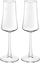 Glass Cup: A Libbery Company Royal Leerdam VIRTUOSA LB96 384710 Champagne Pair, 7.4 fl oz (190 cc), 