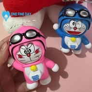 Doraemon Cat Face Change Toy Keychain Creative Replacement Keychain Toy Doll Ornament Face O0h3