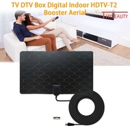 Thybeautysdf TV Antenna High Gain Flat Design Universal TV DTV Box Digital Indoor