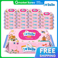 i love Be Be | I Love Bebe Pink 100-Count 20-Pack Refill Baby Wipes