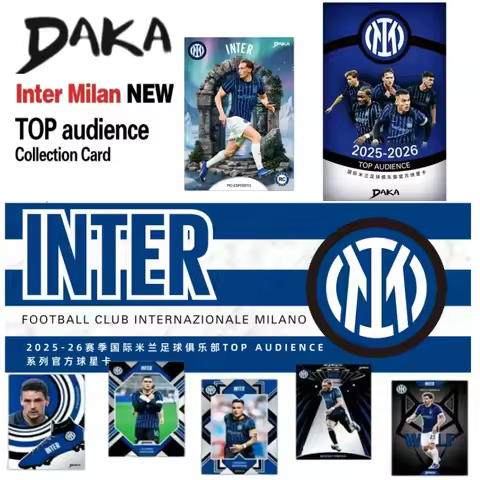 NEW 2025-2026 Daka Inter Milan Football Collection Card Real Madrid Barcelona Manchester Juventus Al