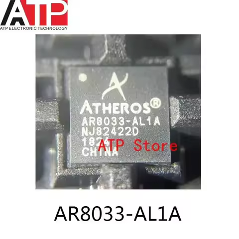 10 Pieces New Original AR8033-AL1A AR8033-AL1B AR8033 AL1A AL1B QFN-48 Wireless Transceiver Ethernet