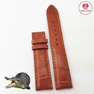100% alligator leather watch strap guaranteed to the market, extremely durable, all sizes 12 14 15 1