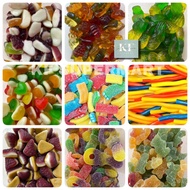 Haribo Bebeto Jellopy Turkey Sour Filled Mix Bricks Repack | Filled Mix Pencils (HALAL) Gummy Candy 