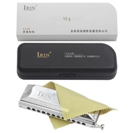 IRIN Chromatic Harmonica 16-Hole 64-Note/12-Hole 48-Note Semitones ปาก Professional Harmonica Woodwi