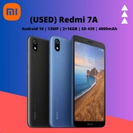 (USED Original Set) Redmi 7A Android 10 (5.45-Inch IPS LCD | 13MP | SD 439 | 2+16GB | 4000mAH) 1 mon