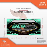 Community Stage Backdrop, 600cm x 300cm