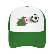Algeria Flag Algerian Soccer Mesh Baseball Hats Adjustable Summer Trucker Hats