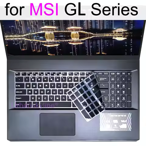 Keyboard Cover for MSI GL75 Leopard GL73 GL72 GL72M GL65 GL63 GL62MVR GL62M GL62VR GL62 Gaming Silic