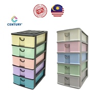 Century Mini Drawer A4 5 TIER Desk Organizer Storage Rak Kecil 5 TINGKAT Saiz A4 Rak Kecil Atas Meja