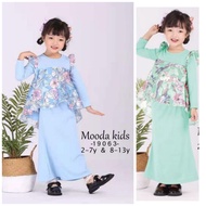 PEPLUM DOLL BABY BLUE/MINT  BAJU KURUNG BUDAK/baju raya/sedondon adik kakak. Baju Raya Budak Perempu