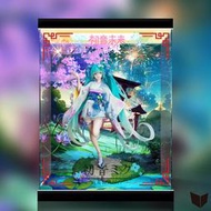 展示盒【全場免運保固】F:NEX 初音未來 夏日花火 15周年  led防塵 展示盒