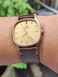 Unik Jam TITUS Swiss Square Vintage manual winding ORIGINAL Diskon