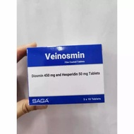 Veinosmin Tab Diosmin Hesperidin Tab 500mg 30's  (Exp:July 2028) Daflon Aveflon Hemorid
