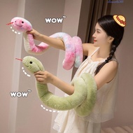 ELLSWORTH Boa Plush Doll, Sticking Tongue Colorful Snake Plush Toy, Kids Toy Long Fluffy Soft Boa Sn