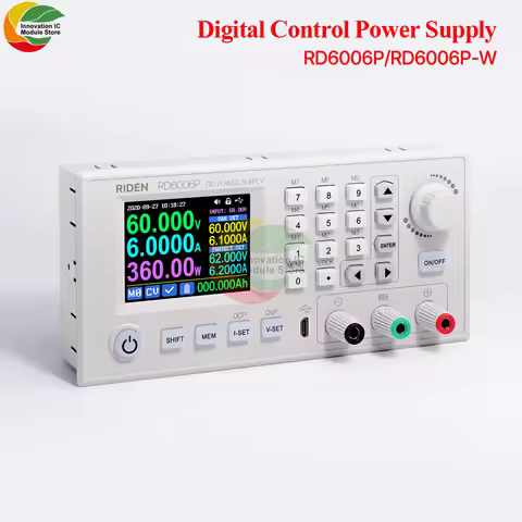 RD6006P RD6012-W CNC Voltmeter 60V With WiFi Programmable Linear Power Supply Experimental Maintenan