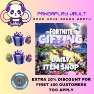 CHEAPEST RM1.75 FOR 100 VB Fortnite Gifting Item Shop (48 HOURS) MERDEKA PROMO PM & FORTNITE ACCOUNT