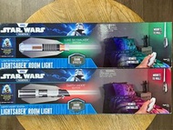 Uncle Milton STAR WARS Science Lightsaber Room Light Luke Skywalker Darth Vader set of 2 天行者及黑武士光劍燈一