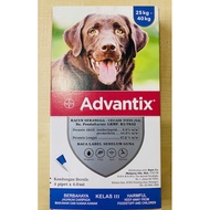 ✼Bayer Advantix Spot On Solution for Dogs  25kg-40kg (Exp 1024)✳