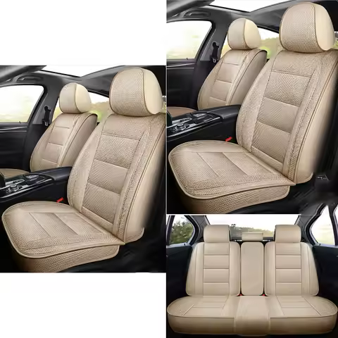 Universal Flax Car Seat Cover For BMW X3 X4 X5 F10 G30 E60 E46 E39 F40 F44 I3 X5 X3 G20 Auto Accesso