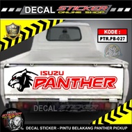 PANTHER PICKUP REAR DOOR STICKER PRINTING CAR DECAL CAR STICKER CAR DECAL STICKER