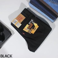 PRIA HITAM Men's Standard Black Jeans/Levis Men's Denim Pants/Super Skiny Men's Jeans