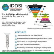 IDDSI Funnels - to measure the consistency of thickened fluids for dysphagia (swallowing difficultie