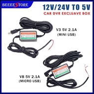 DC TO DC CONVERTER STEP DOWN  DC12V 24V TO 5V CONVERTER POWER 12V / 24V TO 5V 2.1A IN-CAR CHAGER WIR