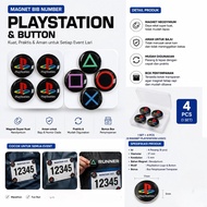 MAGNET BIB NUMBER - PLAYSTATION