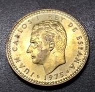 Spain Juan Carlos I 1 Peseta 1975