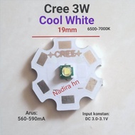 HPL CREE 3W High Power Led 3 watt XP-E lampu senter lampu sorot lampu tembak