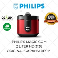 DISKON! Philips Rice Cooker 2 Liter HD 3138 Mejikom / Rice Cooker