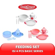Feeding Set 4 in 1 Lusty Bunny Baby Feeding Tool LB-1353