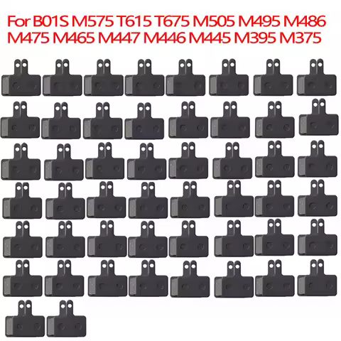 6-60pairs Bicycle Semi Metal Disc Brake Pads for Shimano B01S M575 M525 M515 T615 T675 M486 M475 M41