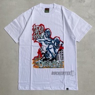 viral KEEP IT REAL X WRECKONIZE - SPLIT WHITE OFFICIAL MERCHANDISE