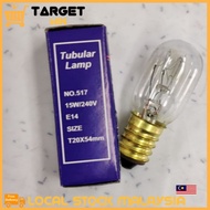 THL Lampu Light Tiub 15W No.517 Tubular Lamp Bulb 240V E14 T20x54mm