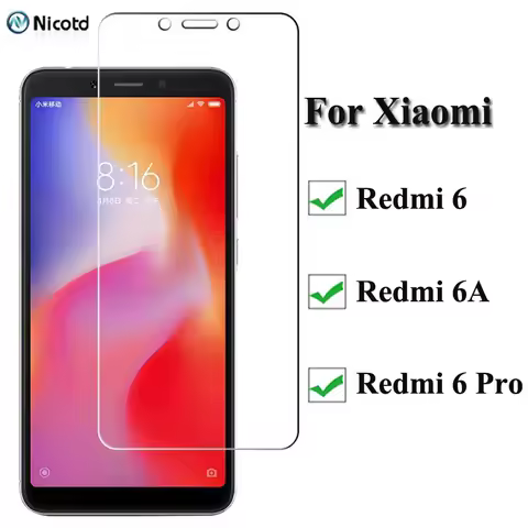 1pc/2pcs/3pcs Tempered Glass For Xiaomi Redmi 6a Screen Protector Film Protective Glass For Xiaomi R
