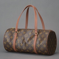 Louis Vuitton LV  Papillon 30 經典花紋子母圓筒包 M51385