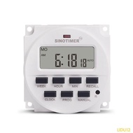 Lidu12 DC 12V AC LCD 7 Days Programmable Timer Switch Countdown for Time for Time R