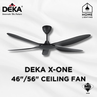 DEKA X-ONE 46" 56" 5 Blades DC Motor 24 Speed SIRIM RF Remote Control Baby Ceiling Fan Black White A